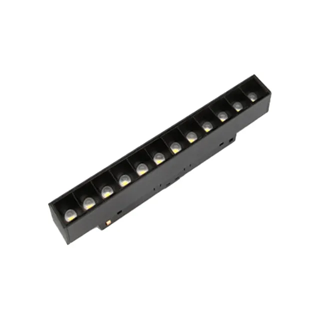 Eclairage Magnetique COB 12W 48V Noir 4000K 22CM