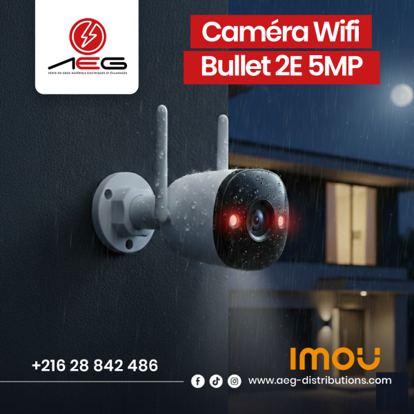 Caméra de Surveillance Wifi Imou Bullet 2E 5MP IPC-K3DP-5H0WF