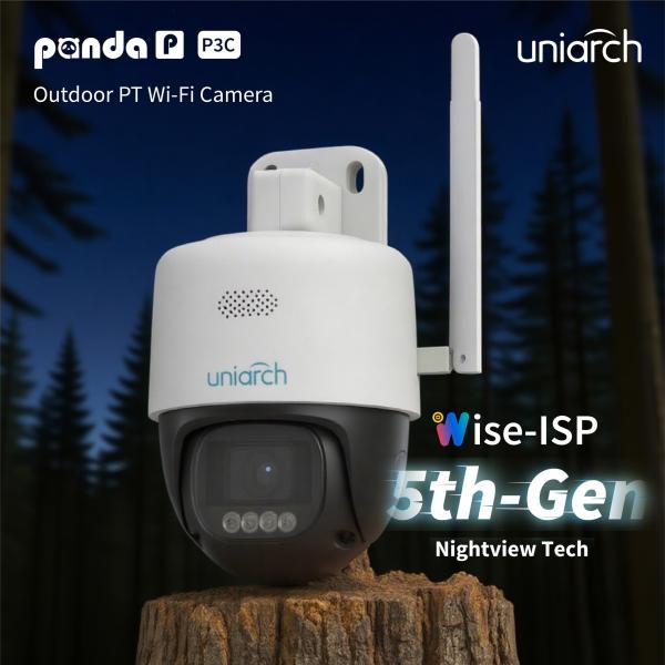 Caméra WiFi Uniarch Panda P 5MP Outdoor PT Wise-ISP