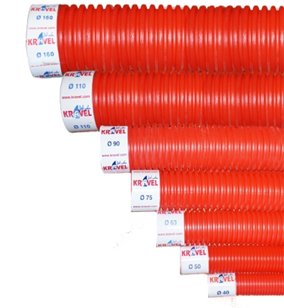 Tube Gorge Rouge Diam 32