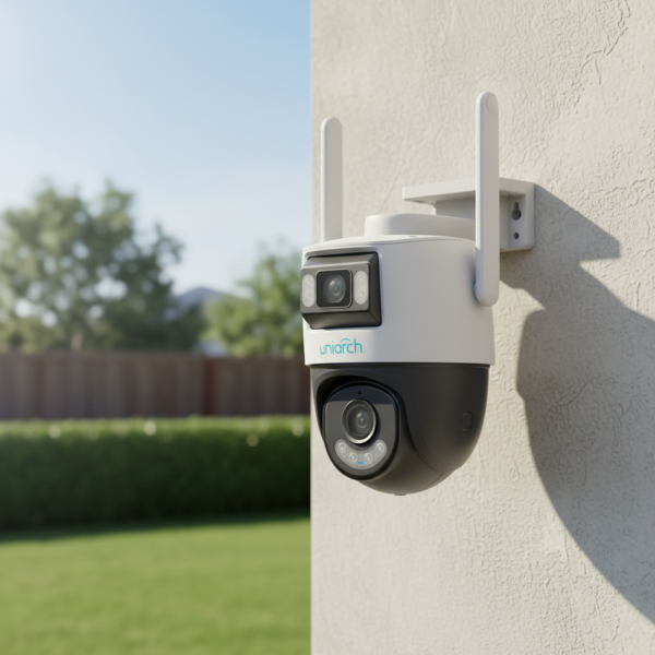 Caméra WiFi Uniarch Dual Lens 3+3MP Panda