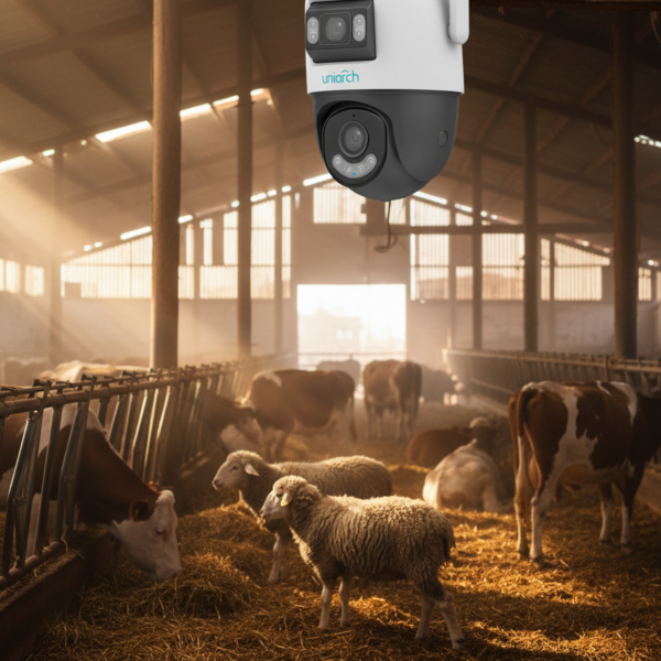 Caméra WiFi Uniarch Dual Lens 3+3MP Panda