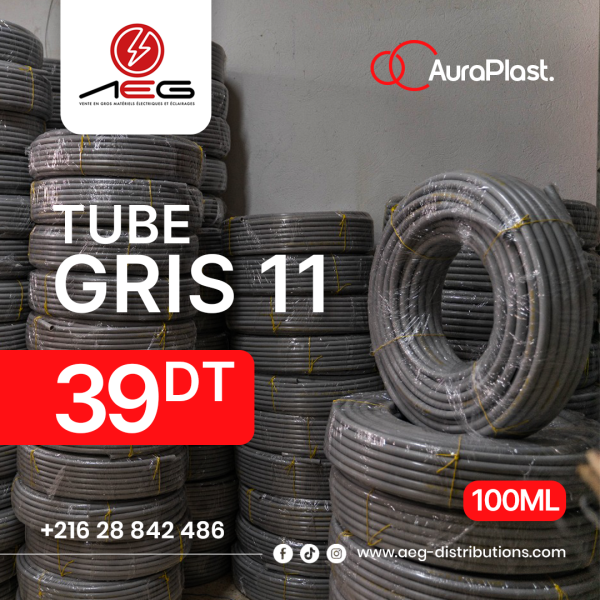Tube Gris 11 1er Choix AuraPlast 100ML