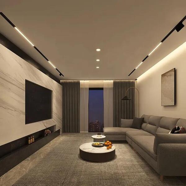 Eclairage Magnetique SMD 12W 48V Noir 4000K-30CM