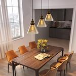 Suspension XX1153-A – E27 – Verre Transparent – Dimensions 180 mm diamètre, 150 mm hauteur