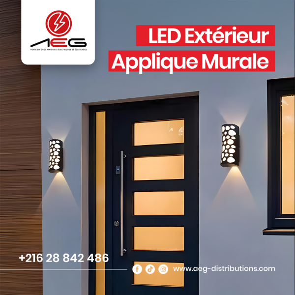 Applique murale extérieur LED Moderne