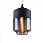 Suspension AW1118-A – Douille E27 – Ø 180 mm – Hauteur 250 mm – Verre Ambré