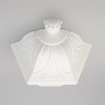 Demi Lanterne Murale Extérieur IESSE 27 Blanc Transparent Fumagalli