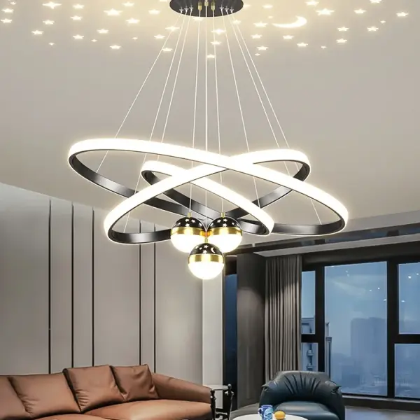 Applique LED C3261BK – 60 cm – 3 Températures de Couleur (3C) – Finition Noire