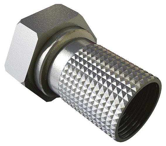 Connecteur F mâle à visser ø 6,8 mm avec joint torique