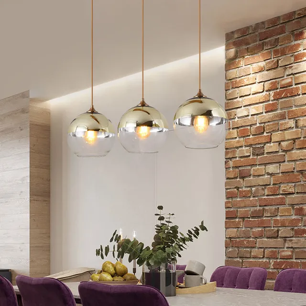 Applique / Suspension B088A Gold – Ø15 cm – Support Ampoule E27