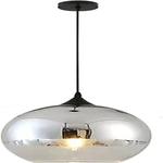 Applique / Suspension B088B Argent – Ø15 cm – Support Ampoule E27