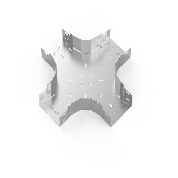 Dérivation plate à croisement chemin de câble