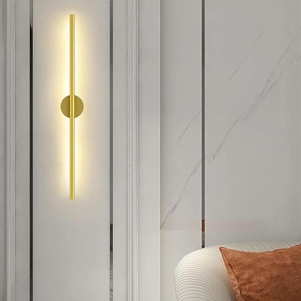 Applique LED KQ01G – 80 cm – Finition Dorée – Éclairage 3C