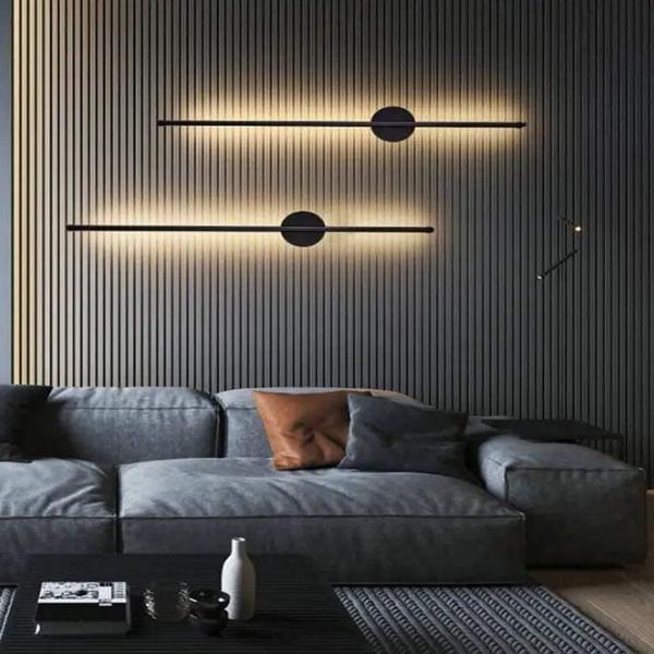 Applique LED KQ01B – 80 cm – 3 Températures de Couleur (3C) – Coloris Noir