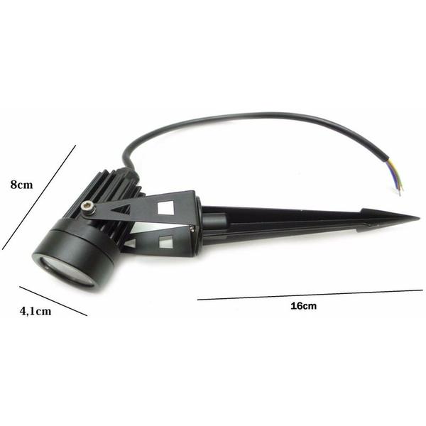 Spot piquet extérieur LED COB 6W