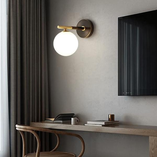 Applique Murale W1030 Ø150 mm – Ampoule E27 – Finition Moderne Noire