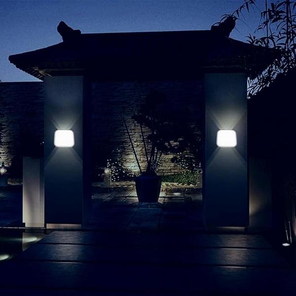 Applique Mural & Plafond LED Carre 15W IP65 Blanc 7000k Taille 165*165mm