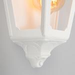 Demi Lanterne Murale Extérieur IESSE 27 Blanc Transparent Fumagalli