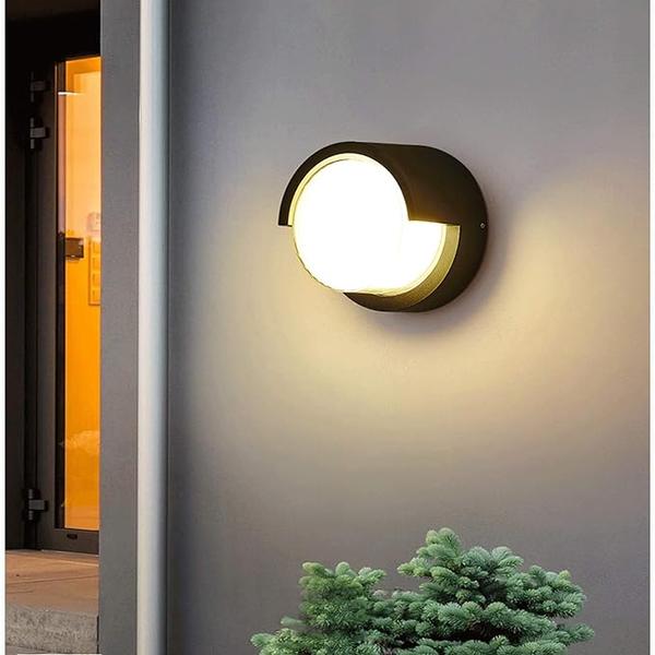 Applique murale extérieure arrondie étanche LED