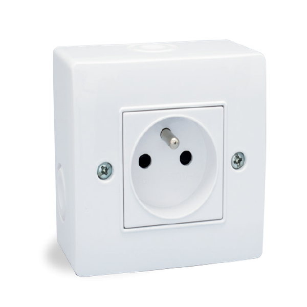 Porte module apparent avec 5 plaques