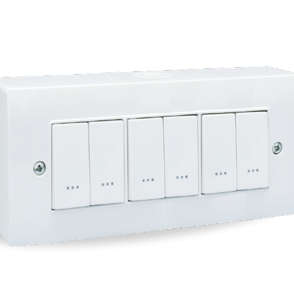 Porte module apparent avec 5 plaques