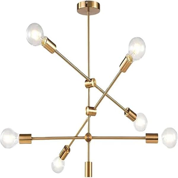 Suspension MBN001-6 – 6 Ampoules E27 – Design Industriel ou Contemporain