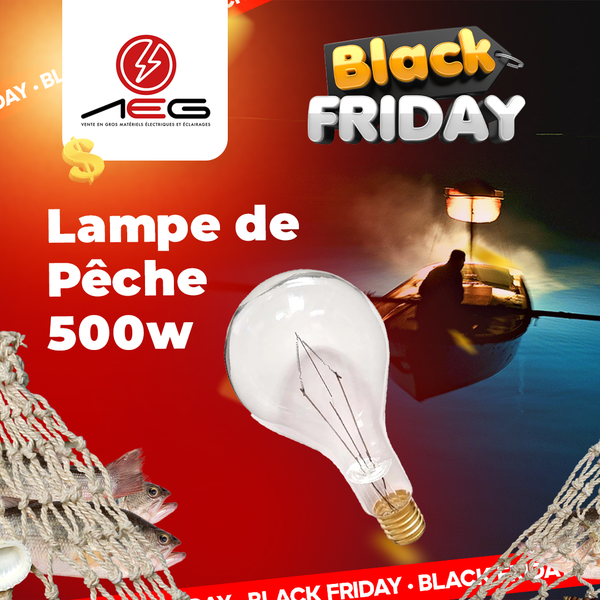 Lampe de peche 500W (Lamparo)