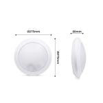 Applique Étanche Murale avec Lampe E27 Extérieur blanc