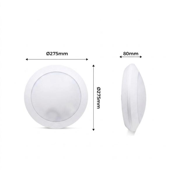 Applique Étanche Murale avec Lampe E27 Extérieur blanc