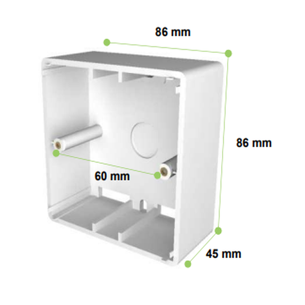 Boitîer saillie profondeur 45mm