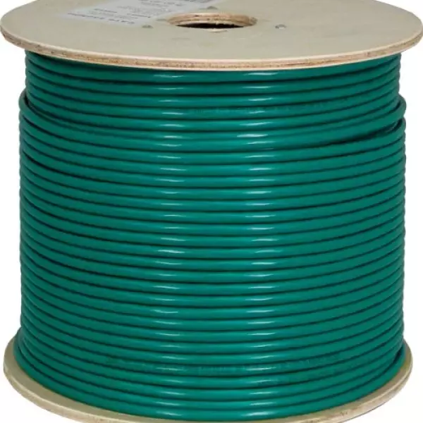 Bobine Câble Coaxial KX6 avec Alimentation pour Caméras de Vidéosurveillance