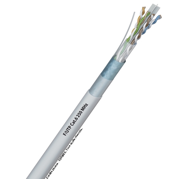 Câble CAT 6 F/UTP 4 paires 250MHZ PVC