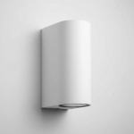 Applique murale étanche extérieur Ronde 2 lampes GU10 - Blanche