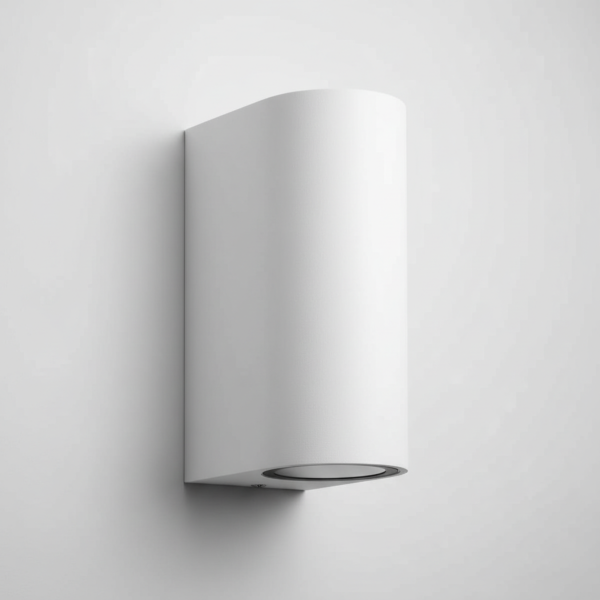 Applique murale étanche extérieur Ronde 2 lampes GU10 - Blanche