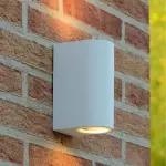 Applique Mural LED Double Faisceau IP65 Blanc GU10 Taille 65 * 80 * 150 mm