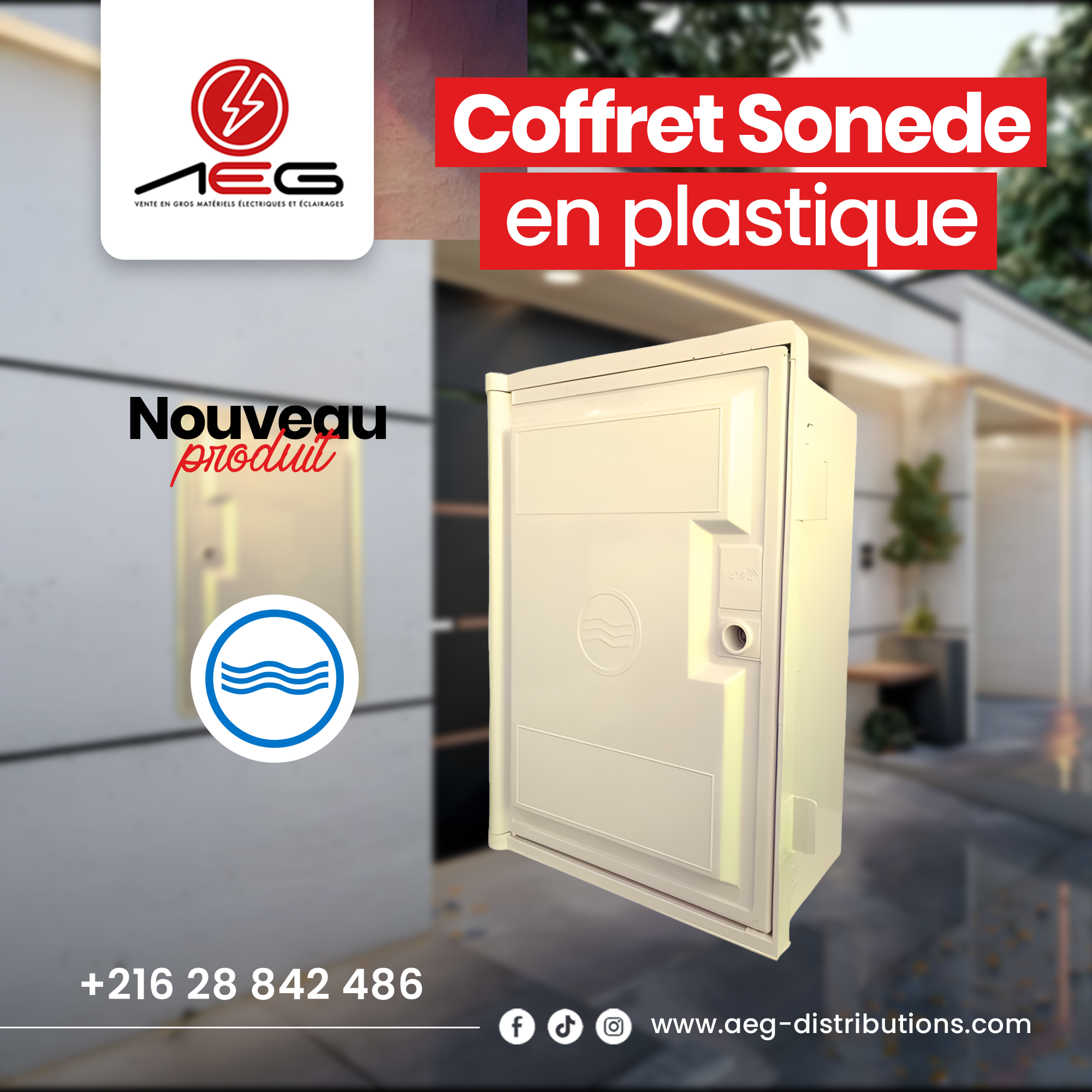 Coffrer Sonede en plastique