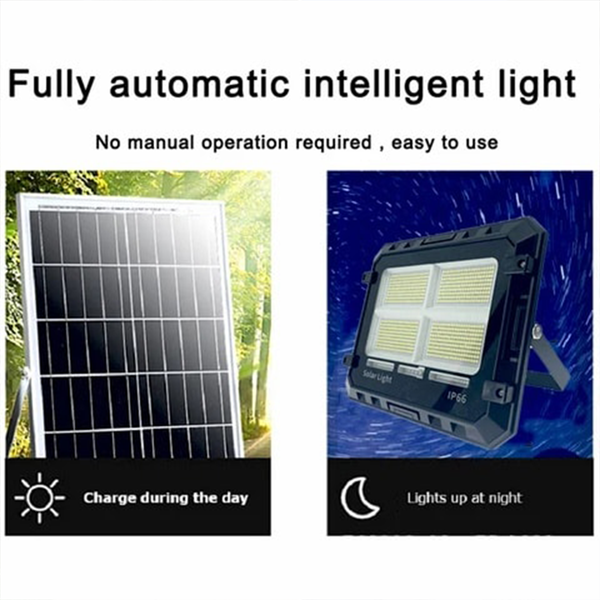 Projecteurs solaires + Panneau solaire I Haute qualité I 600 W