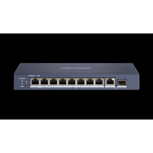 SWITCH HIKVISION 8 PORTS POE