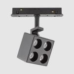 Spot LED à 4 Yeux pour Rail Magnétique 8W – Éclairage Intérieur