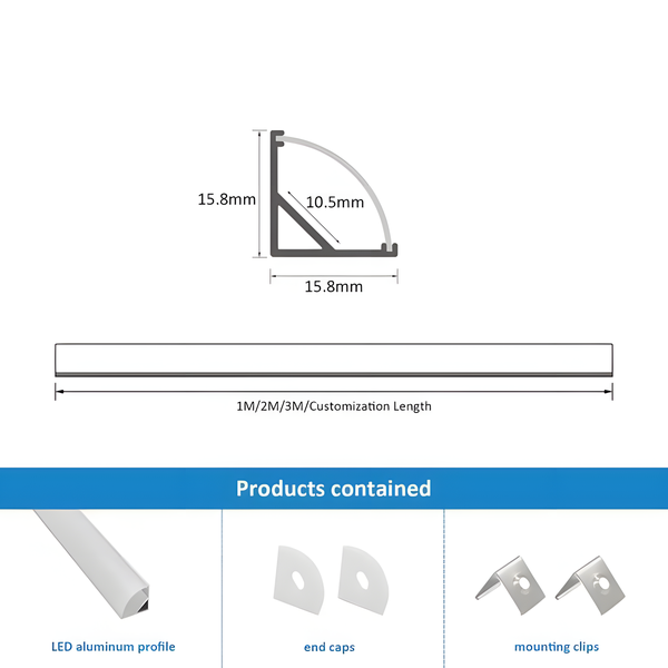 Profilé Aluminium de coin SJ-60-6 Gris