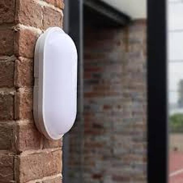 Applique Mural & Plafond LED Oval 24W IP65 Blanc 7000k Taille 145*270mm